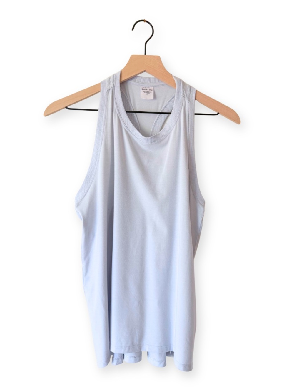 Athleta | M | Ease In Tank | Snowfall Blue | Racerback Workout Top